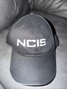 NCIS show cbs Black Logo Baseball Cap strap adjustable adult OSFM